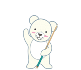 Little bear "WHITY" #2 sticker #8690167