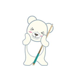 Little bear "WHITY" #2 sticker #8690168