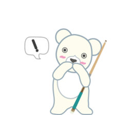 Little bear "WHITY" #2 sticker #8690169