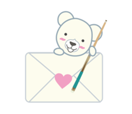 Little bear "WHITY" #2 sticker #8690172