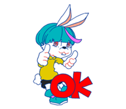 I'm rabbit!!! sticker #8691538