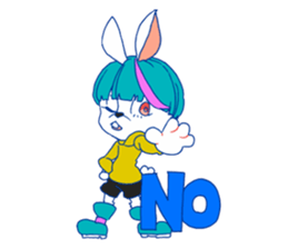 I'm rabbit!!! sticker #8691539