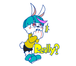 I'm rabbit!!! sticker #8691546