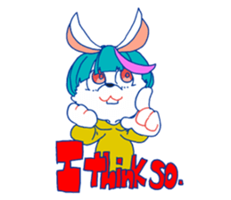 I'm rabbit!!! sticker #8691550