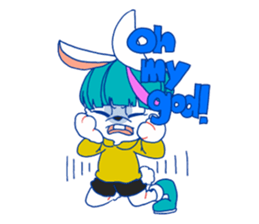 I'm rabbit!!! sticker #8691552