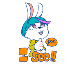 I'm rabbit!!! sticker #8691553