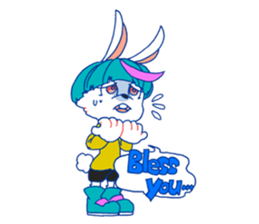 I'm rabbit!!! sticker #8691555