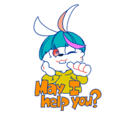 I'm rabbit!!! sticker #8691556