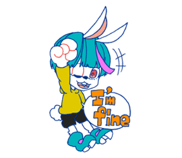 I'm rabbit!!! sticker #8691563