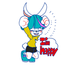 I'm rabbit!!! sticker #8691564