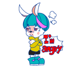 I'm rabbit!!! sticker #8691566