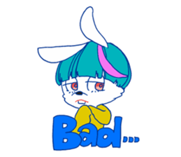I'm rabbit!!! sticker #8691569