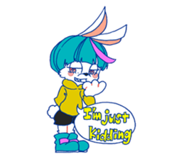 I'm rabbit!!! sticker #8691571