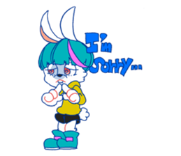 I'm rabbit!!! sticker #8691573