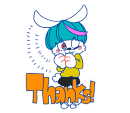 I'm rabbit!!! sticker #8691574