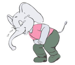 Fantik the Elephant sticker #8691746