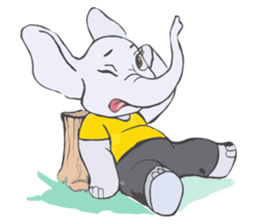 Fantik the Elephant sticker #8691751