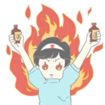 Nursing student of feelings sticker #8692009