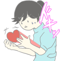 Nursing student of feelings sticker #8692020