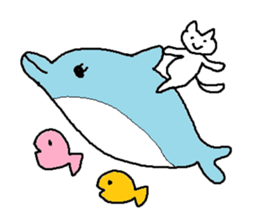 Hawaii neko(cat) sticker #8692157