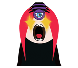 Feisty Awsk and Friends sticker #8692435