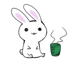 mochi yuru Usagi sticker #8693008