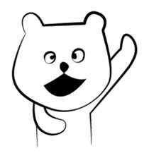 Cute white bears Vol.2 sticker #8693459