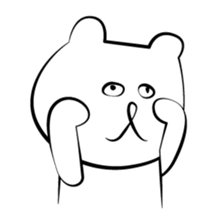 Cute white bears Vol.2 sticker #8693464