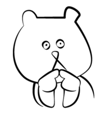 Cute white bears Vol.2 sticker #8693465
