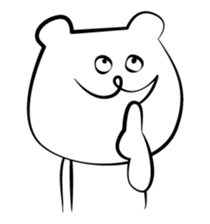 Cute white bears Vol.2 sticker #8693467