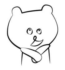 Cute white bears Vol.2 sticker #8693469