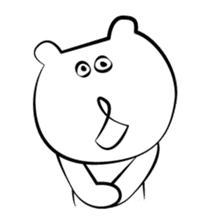 Cute white bears Vol.2 sticker #8693470