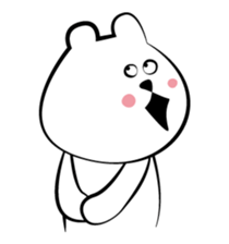 Cute white bears Vol.2 sticker #8693471