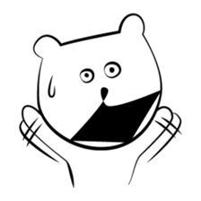 Cute white bears Vol.2 sticker #8693473