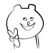 Cute white bears Vol.2 sticker #8693475