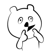 Cute white bears Vol.2 sticker #8693480