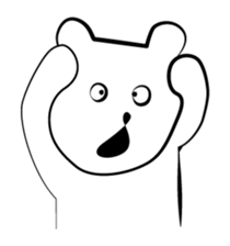 Cute white bears Vol.2 sticker #8693483