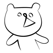 Cute white bears Vol.2 sticker #8693486