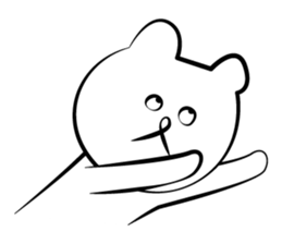 Cute white bears Vol.2 sticker #8693489