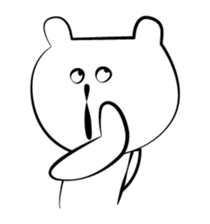 Cute white bears Vol.2 sticker #8693490