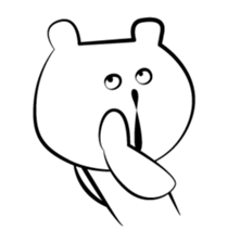 Cute white bears Vol.2 sticker #8693491