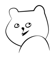 Cute white bears Vol.2 sticker #8693494