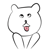 Cute white bears Vol.2 sticker #8693495