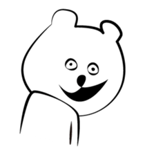 Cute white bears Vol.2 sticker #8693497