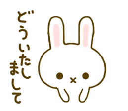 Rabbit Strawberry 6 sticker #8694128