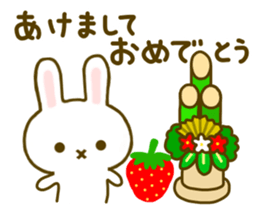 Rabbit Strawberry 6 sticker #8694137