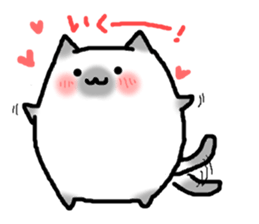 kawaii cats and chick sticker #8694420