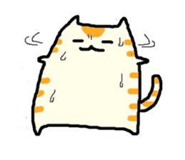 kawaii cats and chick sticker #8694433