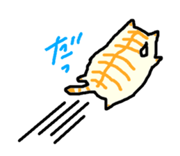 kawaii cats and chick sticker #8694442