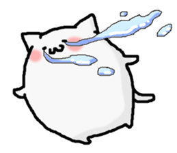 kawaii cats and chick sticker #8694446